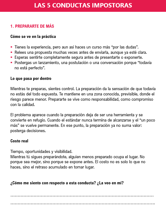 El síndrome del impostor te está costando plata